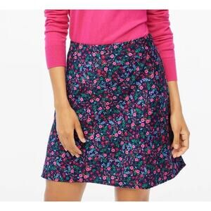 J.‎ Crew Floral Satin Mini Slip Skirt Women’s XS A-Line 
Fairy Preppy Dainty 90s